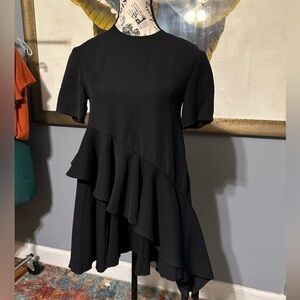 Adeam size small cascading  mini dress of top. Like new